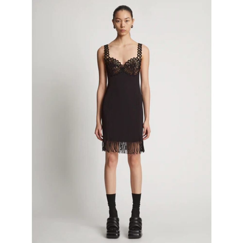 Proenza Schouler Embroidered Viscose Knit Dress - Picture 2 of 12